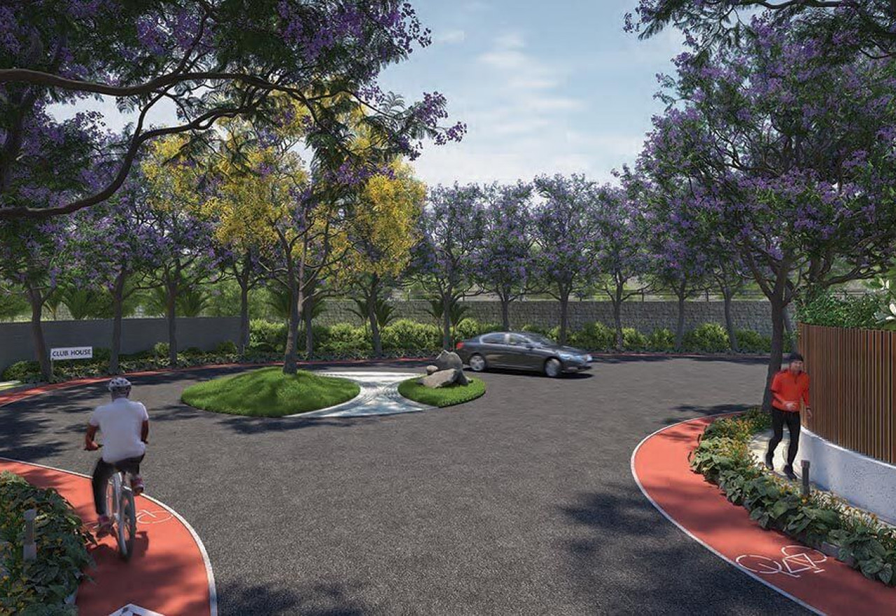 Cycling-Path-AMT-Kadamba-Farm-Devanahalli Banglore