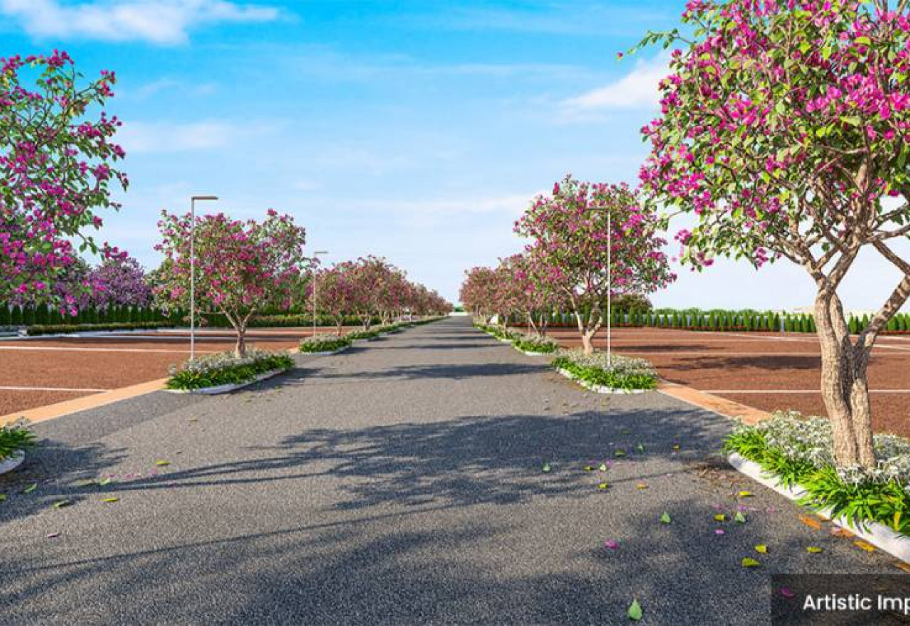 Road Way-Adarsh-Euphoria-Plots Sarjapur Road Bangalore