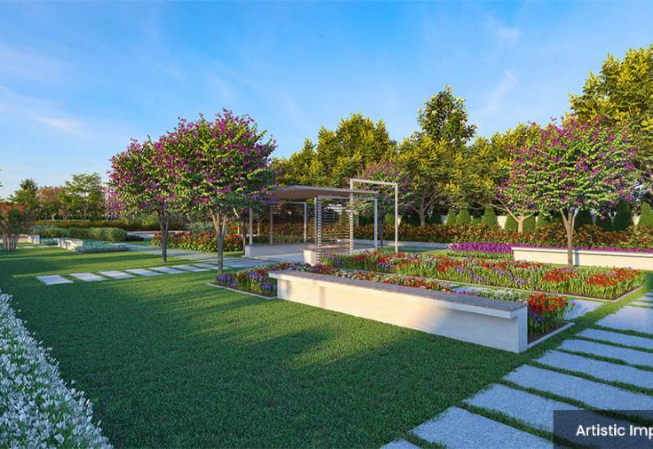 Garden Area-Adarsh-Euphoria-Plots Sarjapur Road Bangalore