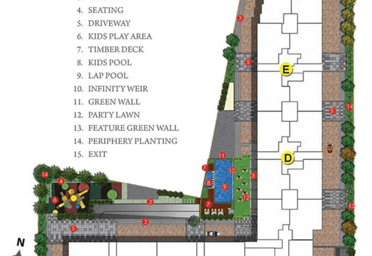 Master-Plan-Adarsh-Palm-Retreat- Mayberry-Bellandur Bangalore.