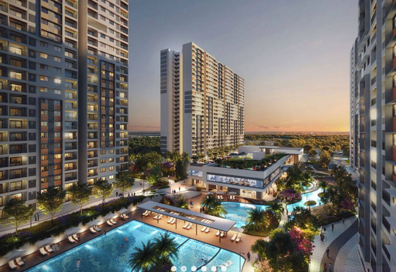 Airial View Adarsh-Welkin-Park-Luxury-Sky-Residences-in-Sarjapur-Road-East-Bangalore