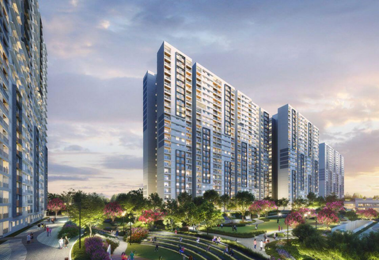 Front View Adarsh-Welkin-Park-Luxury-Sky-Residences-in-Sarjapur-Road-East-Bangalore