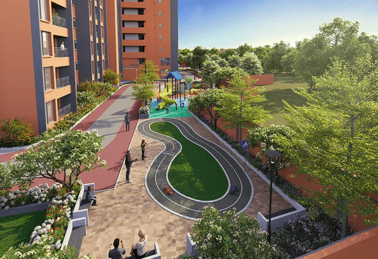 Garden View-Garden Area Concorde Antares-Vidyaranyapura, Bangalore North