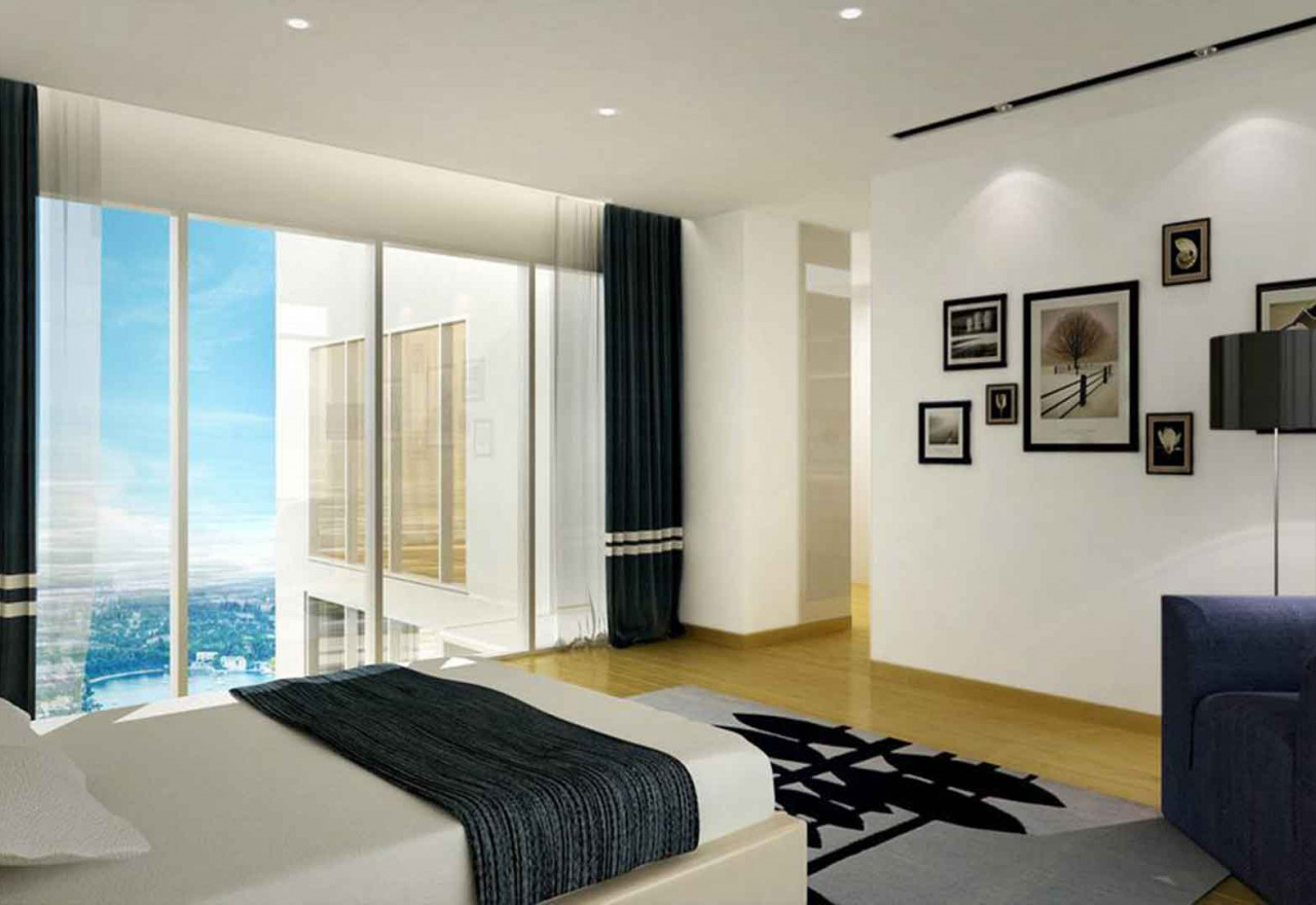 Floor Plan Embassy Lake Terrace Hebbal Airport road Bangalore 