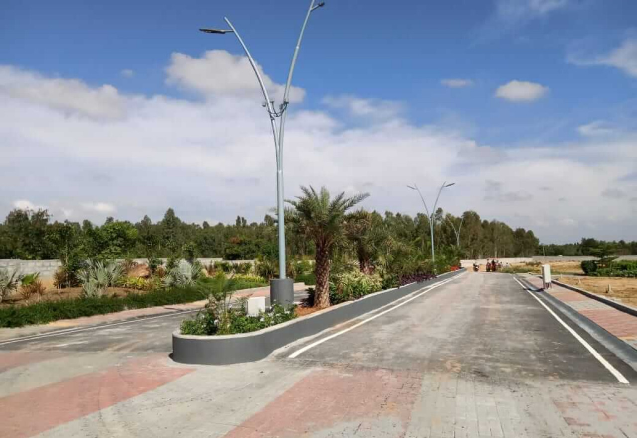 Two Way Road-Classic-Featherlite-The-Sanctuary-Plots Sarjapur Banglore