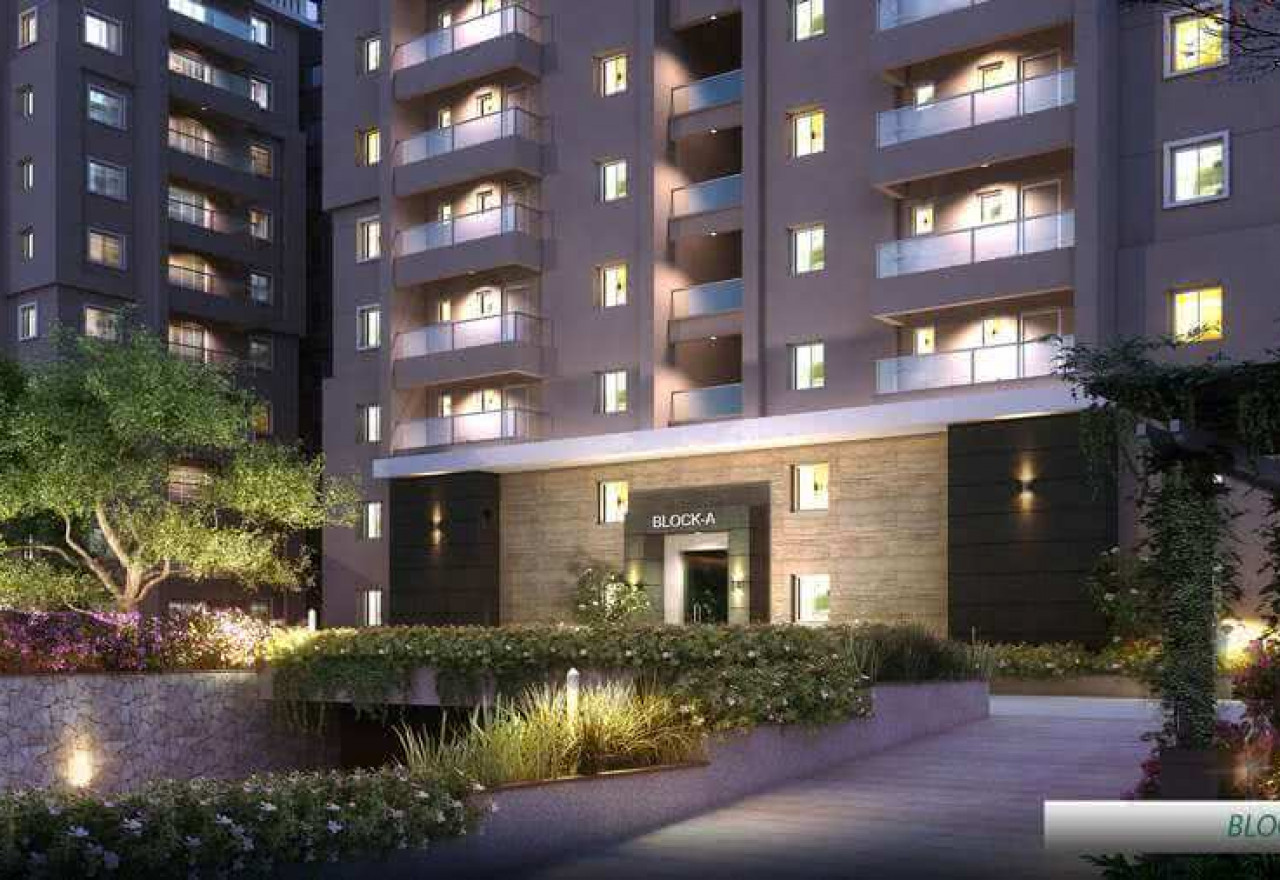 Block Entrance-GreenMark-Mayfair-Apartments Tellapur Hyderabad