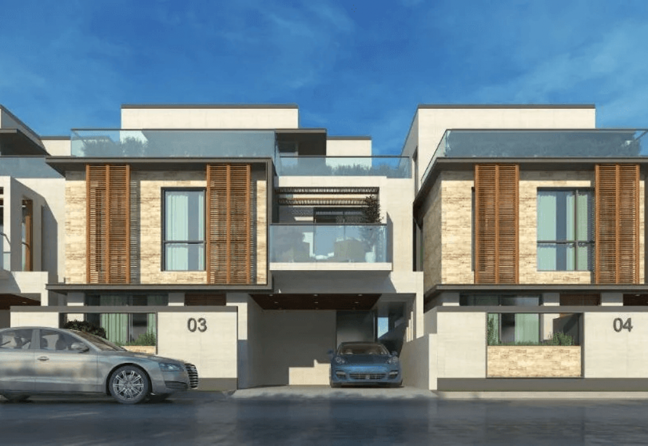 Front View View-MJR-Divine-Meadows-Villas-Sarjapur-Banglore