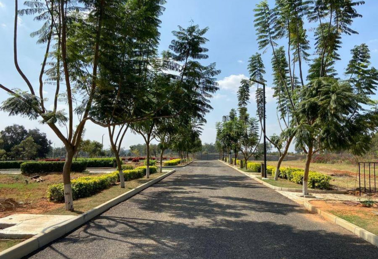 Layout Roadway-View-Manyata-Earthsong-Phase-IVC road Devanahalli Bangalore