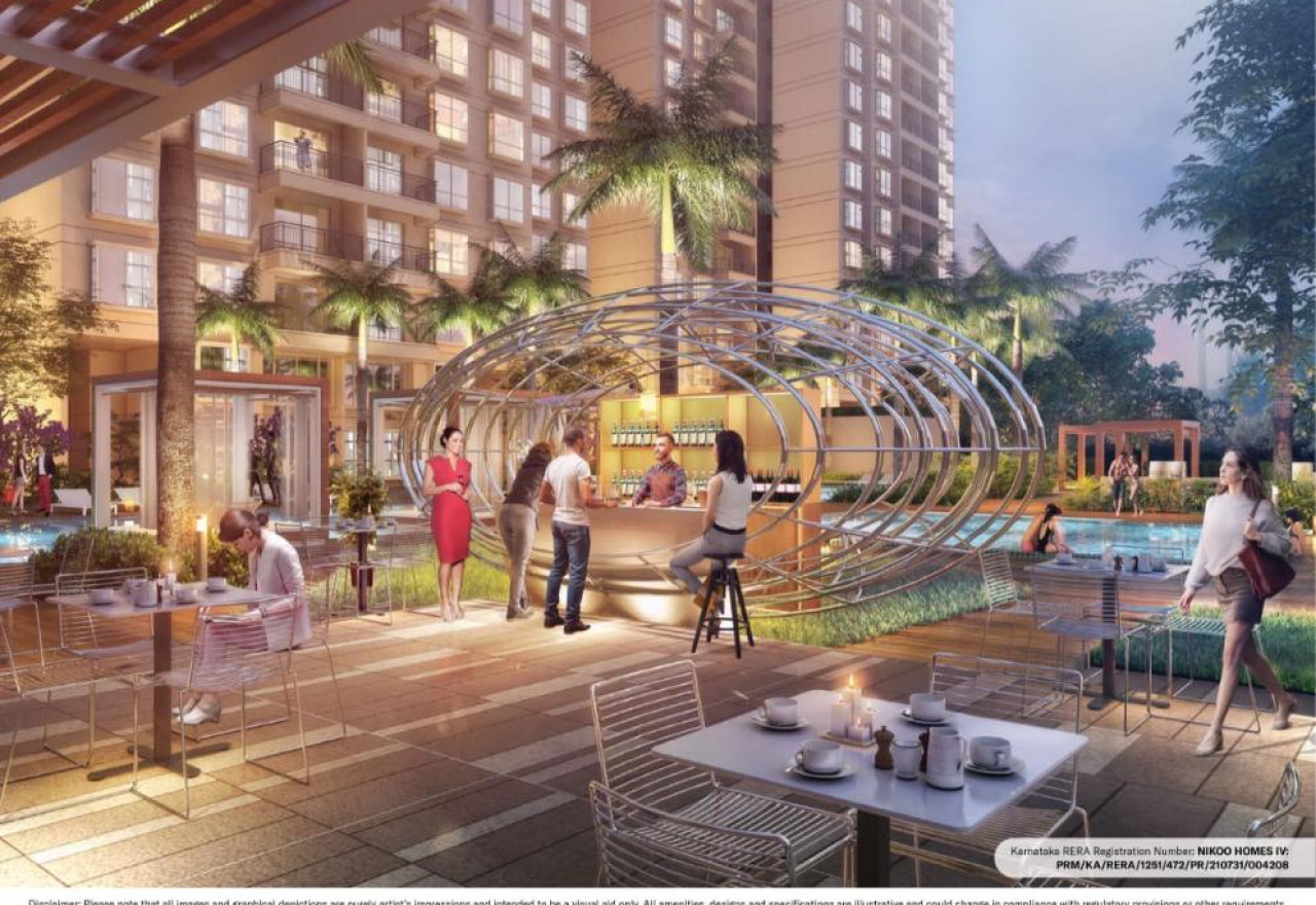 Lounge-Nikoo-Homes-5-Bhartiya-City Thanisandra main road Bangalore