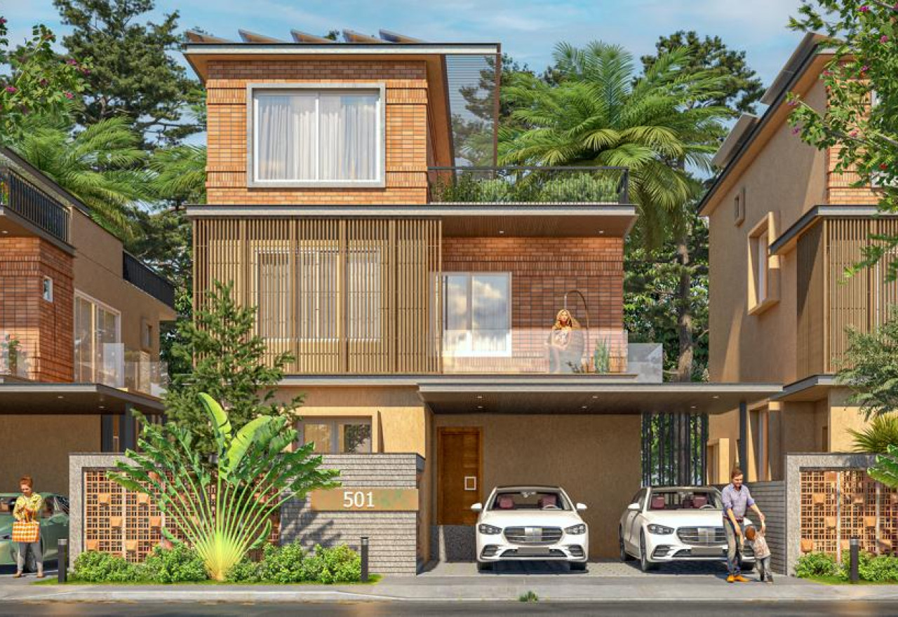 Banner-Urbanrise-Paradise-on-Earth-Villas off Kanakapura road Bangalore