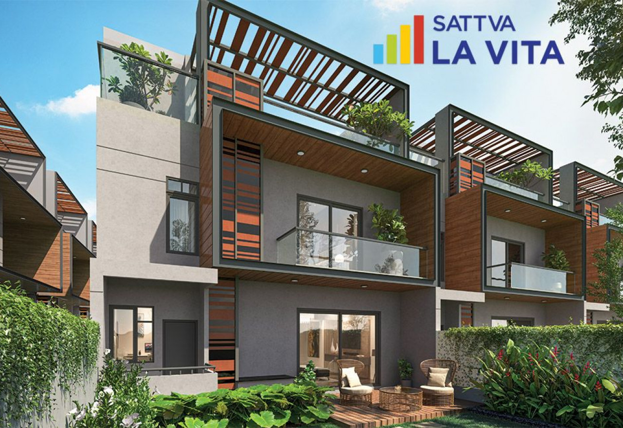 Banner-Elevation-Sattva-La-Vita-Hennur Road Bangalore
