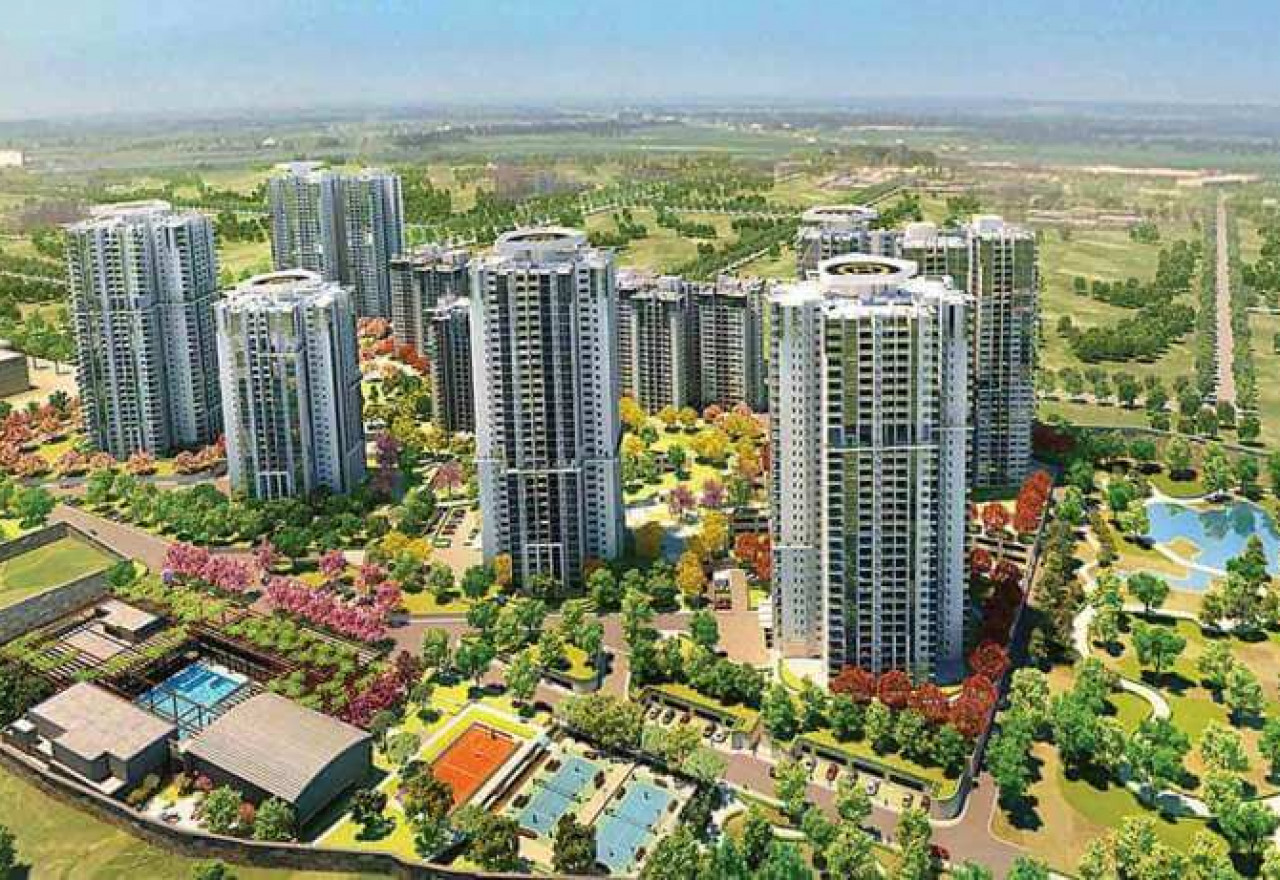Arial View-Shapoorji-Pallonji-Parkwest-Binny Pete, Bangalore West