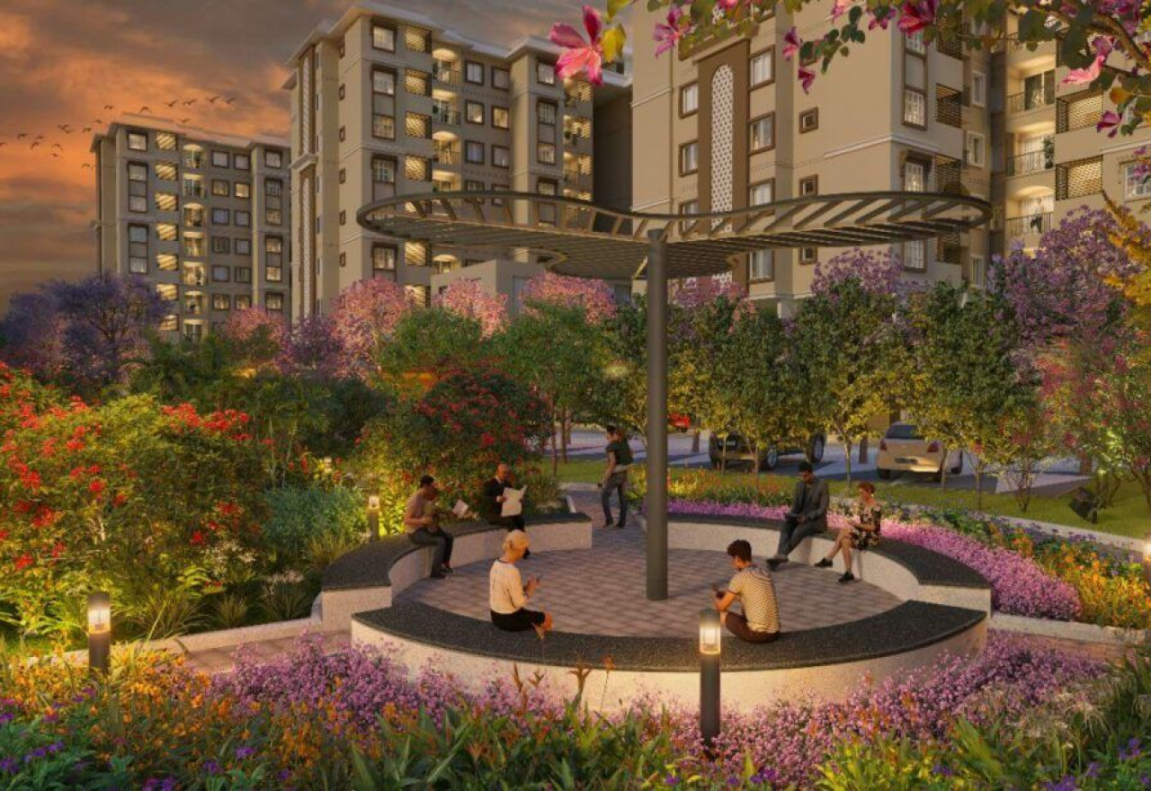 Airial Garden View Shriram-Sapphire-Codename-Ultimate-Apartments-in-Bommasandra-South-Bangalore