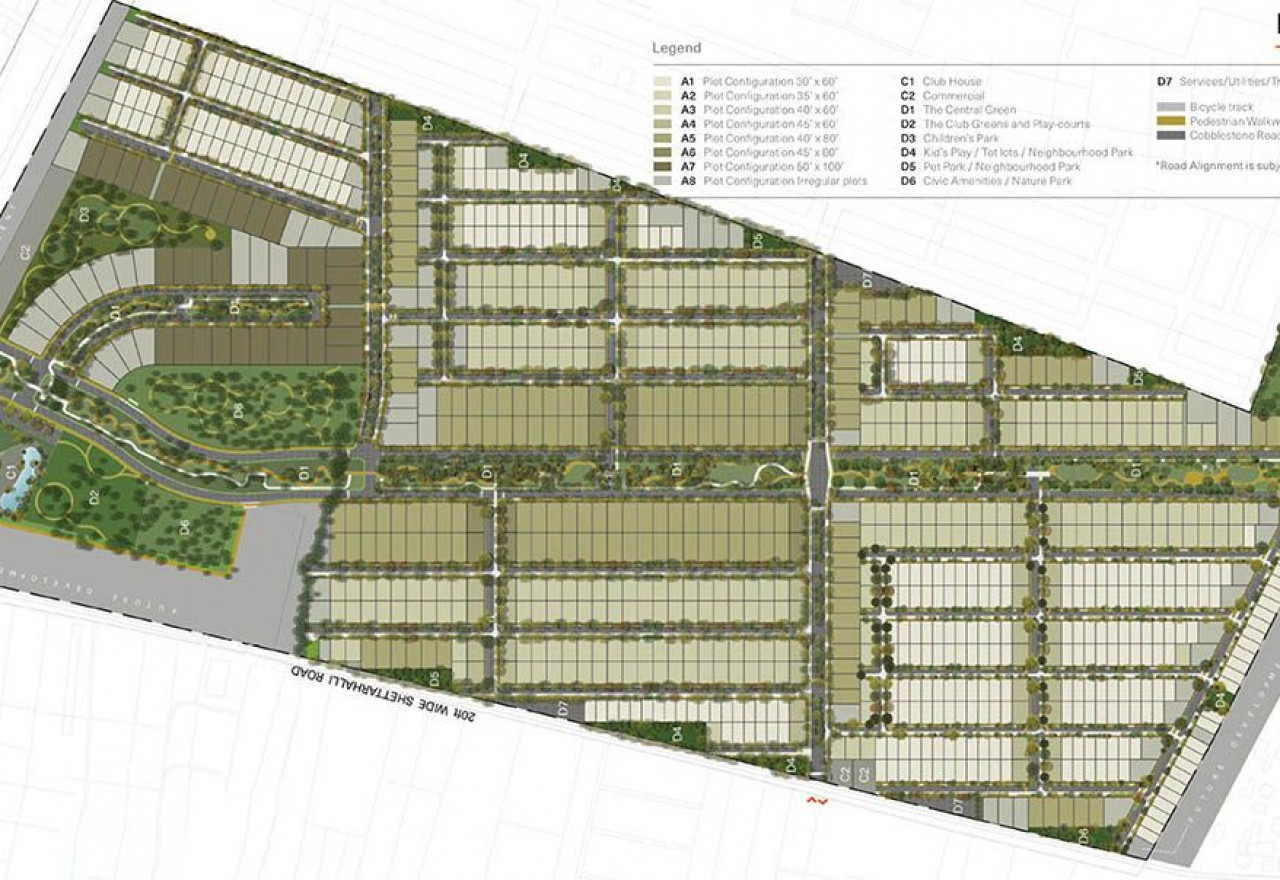 Master Plan-Total-Environment-Tangled-up-in-Green Devanahalli Bangalore