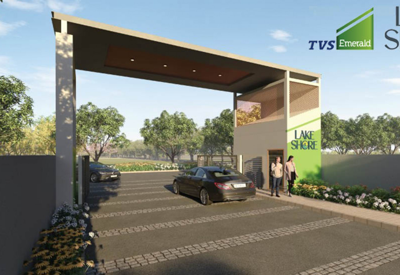 Banner TVS-Emerald-Lake-Shore-Plots Kelambakkam Chennai