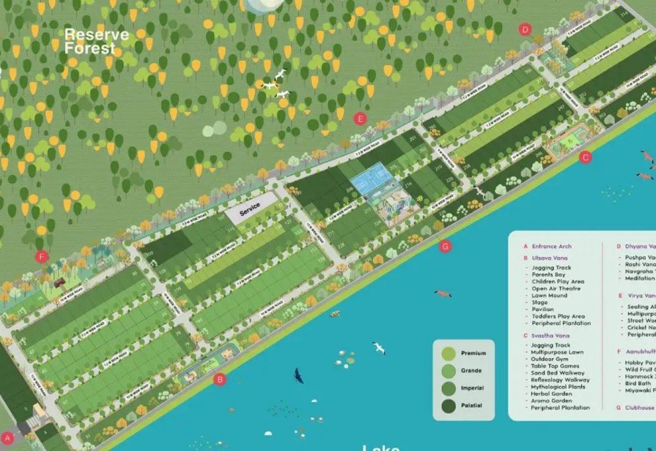 Master Plan TVS-Emerald-Lake-Shore-Plots Kelambakkam Chennai