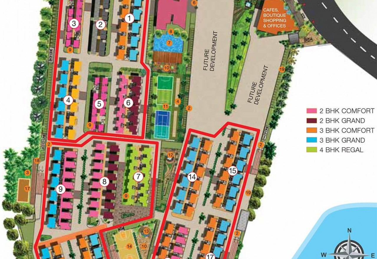 Master Plan-The-Pearl-at-Provident-Kenworth- Rajendra Nagar, Hyderabad