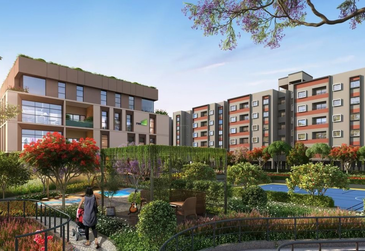 Garden View Udyana At TVS Emerald Aaranya Medavakkam, Chennai South